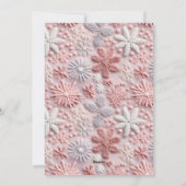 Elegante kerst sneeuwvlokken | Foto Vakantie Kaart (Achterkant)