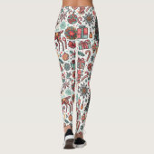 Elegante Kerst  Tree Gift Leggings (Achterkant)