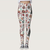 Elegante Kerst  Tree Gift Leggings (Voorkant)