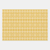 Elegante kerst trui Fair Isle patroon Inpakpapier Vel (Voorkant 3)