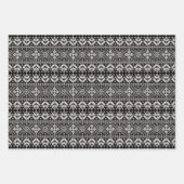 Elegante kerst trui Fair Isle patroon Inpakpapier Vel (Voorkant)