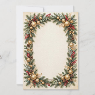Elegante kerst uitnodiging