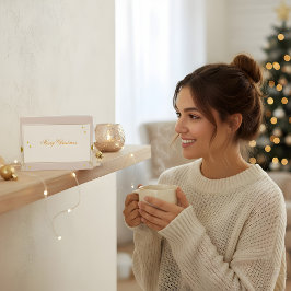 Elegante Kerst Uitnodigingskaart