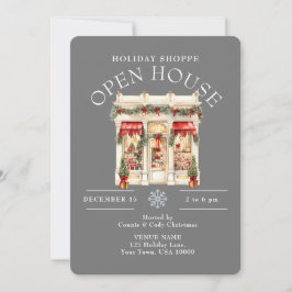 ELEGANTE KERST VERSIERDE WINKEL OPEN HUIS KAART