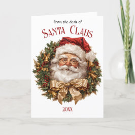 Elegante Kerst Waterverf Botanisch Feestdagen Kaart