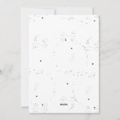 elegante kerst wervelingen foto GELUKKIGSTE Feestdagenkaart (Achterkant)