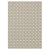 Elegante Kerst Witte Rozen & Rode Winter Berry Tafelkleed (Voorkant)