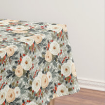 Elegante Kerst Witte Rozen & Rode Winter Berry