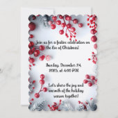 Elegante kerstavond uitnodiging (Voorkant)