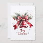 Elegante kerstavond uitnodiging (Achterkant)