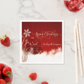 Elegante Kerstbal Servet (Insitu)