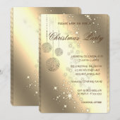 Elegante Kerstballen, Kerstfeest Kaart (Voorkant / Achterkant)