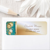 Elegante Kerstballen, Label (Insitu)