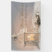 Elegante Kerstballen, Lantaarn Spandoek (Verticaal)