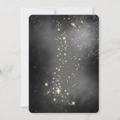 Elegante kerstballen Sparkle Christmas Party Kaart (Achterkant)