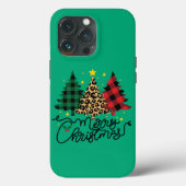 Elegante kerstbomen geplant Case-Mate iPhone case (Achterkant)