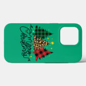 Elegante kerstbomen geplant Case-Mate iPhone case (Achterkant (horizontaal))