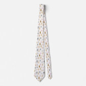 Elegante Kerstbomen Patroon Stropdas (Voorkant)