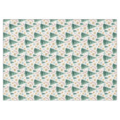 Elegante kerstbomen tafelkleed candy cane kunst (Voorkant (Horizontaal))