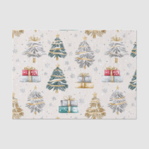 Elegante kerstbomen tissuepapier