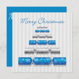 Elegante kerstbonbons kaart