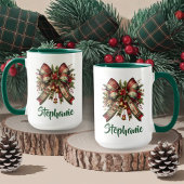 Elegante Kerstboog Mok Cadeau