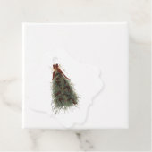 Elegante kerstboom cadeaubijsluiter bedankjes labels (In situ)