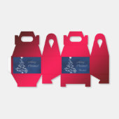 Elegante kerstboom cadeauverpakkingsdoos bedankdoosjes (Uitgevouwen)