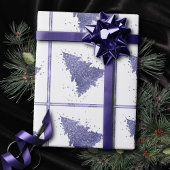 Elegante kerstboom | Charmante Lavendel Paarse Cadeaupapier
