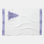 Elegante kerstboom | Charmante Lavendel Paarse Theedoek (Horizontaal)