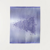 Elegante Kerstboom | Charmerende Lavendel Paars Wandkleed (Voorkant)