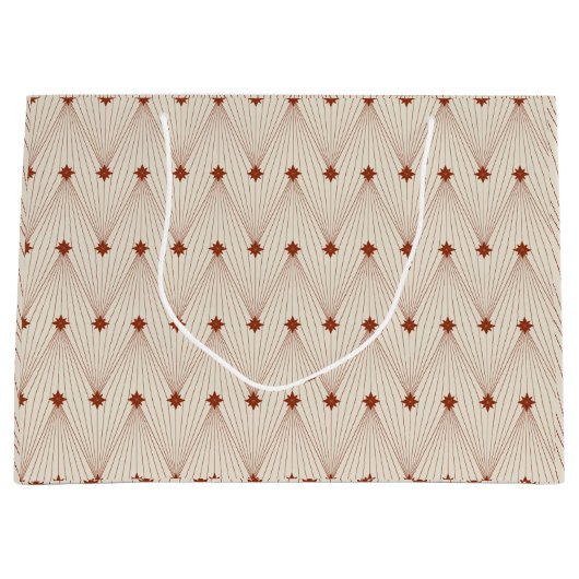 Elegante kerstboom Geomateric Groot Cadeauzakje (Voorkant)