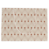 Elegante kerstboom Geomateric Groot Cadeauzakje (Achterkant)