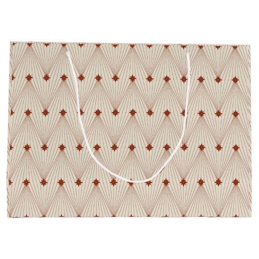 Elegante kerstboom Geomateric Groot Cadeauzakje (Achterkant)