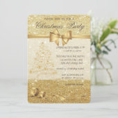 Elegante Kerstboom, Glittery, de Partij van Kaart (Staand voorkant)