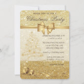 Elegante Kerstboom, Glittery, de Partij van Kaart (Voorkant)