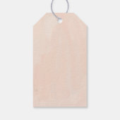 Elegante Kerstboom in Midden-Eeuwse Stijl voor de Cadeaulabel (Achterkant)