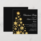 Elegante kerstboom kaart (Voorkant / Achterkant)