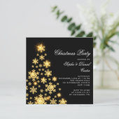 Elegante kerstboom kaart (Staand voorkant)