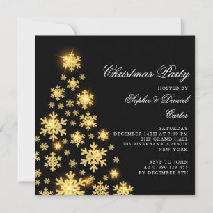 Elegante kerstboom kaart