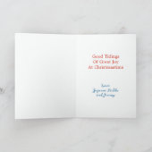 Elegante kerstboom  kaart (Binnen)