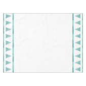 Elegante kerstboom | Luxe Aqua Mint Splatter Tafelkleed (Voorkant (Horizontaal))