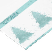 Elegante kerstboom | Luxe Aqua Mint Splatter Tafelkleed (Gekanteld)