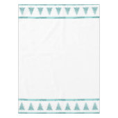 Elegante kerstboom | Luxe Aqua Mint Splatter Tafelkleed (Voorkant)