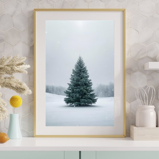 Elegante Kerstboom Poster