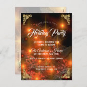 Elegante kerstboom vakantie partij uitnodiging (Voorkant / Achterkant)