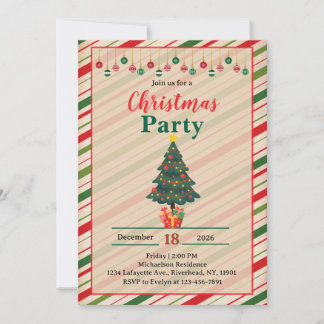 Elegante Kerstboom Vakantiefeest 2 Kaart
