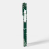 Elegante Kerstboom Vakantielijn Kunstpatroon Case-Mate iPhone Case (Achterkant / Links)