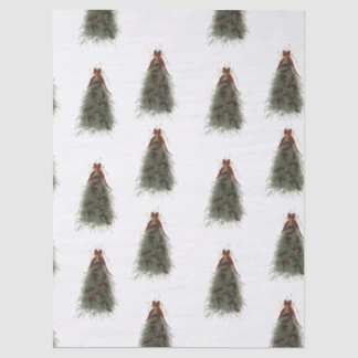 Elegante kerstboom vloeipapier tissuepapier