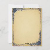 Elegante kerstboomkaars en cadeau Kaart (Achterkant)